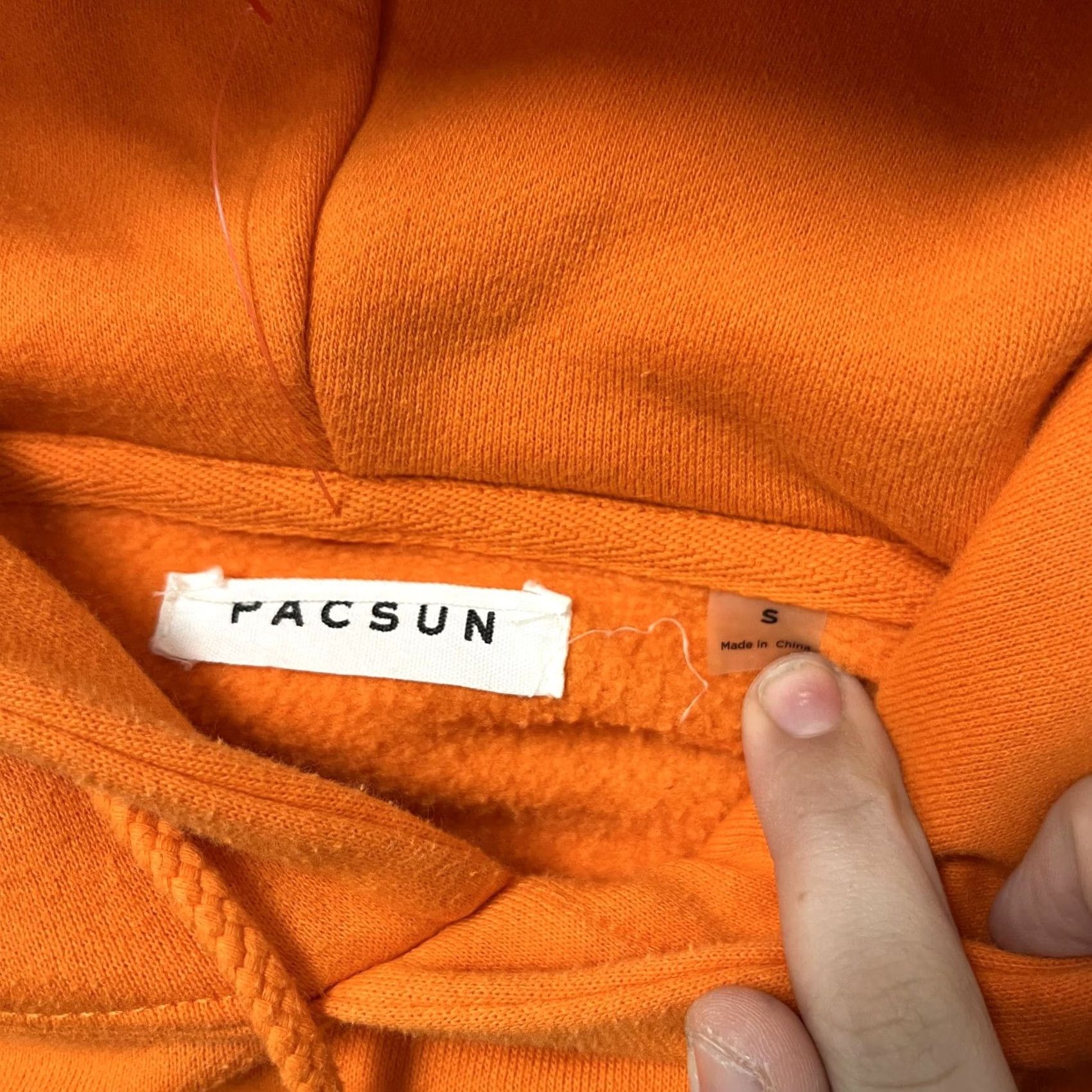 Pacsun Pacsun Hoodie Sweatshirt Mens Small Orange Forever Feelings Graphic Pullover Size US S / EU 44-46 / 1 - 3 Thumbnail