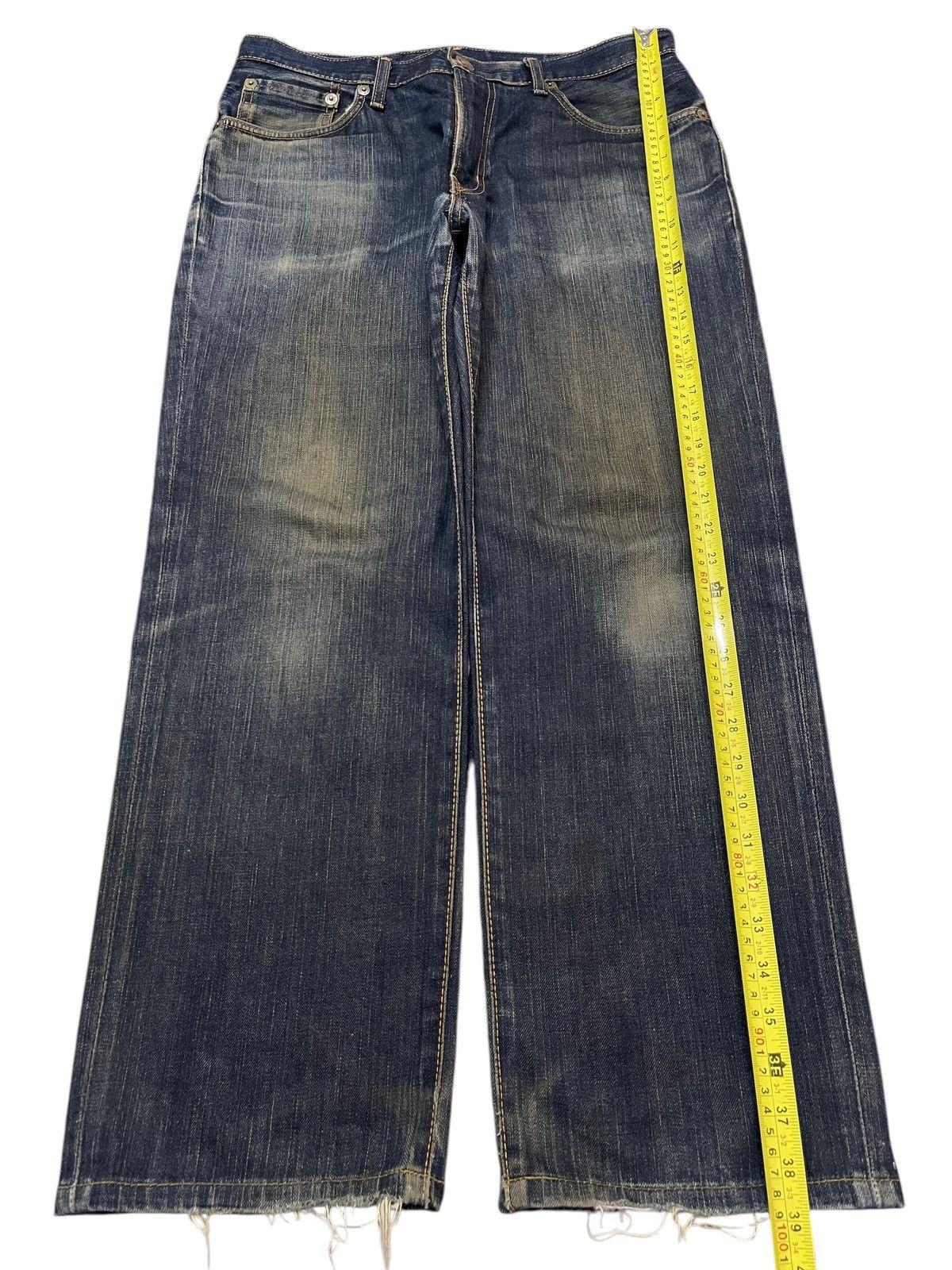 Edwin Vintage Edwin 504 Mud Wash Style Baggy Jeans Size US 32 / EU 48 - 12 Thumbnail