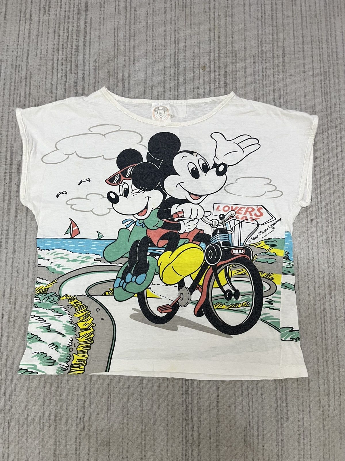 Vintage Vintage 70s mickey mouse single stitch shirt Size M / US 6-8 / IT 42-44 - 1 Thumbnail