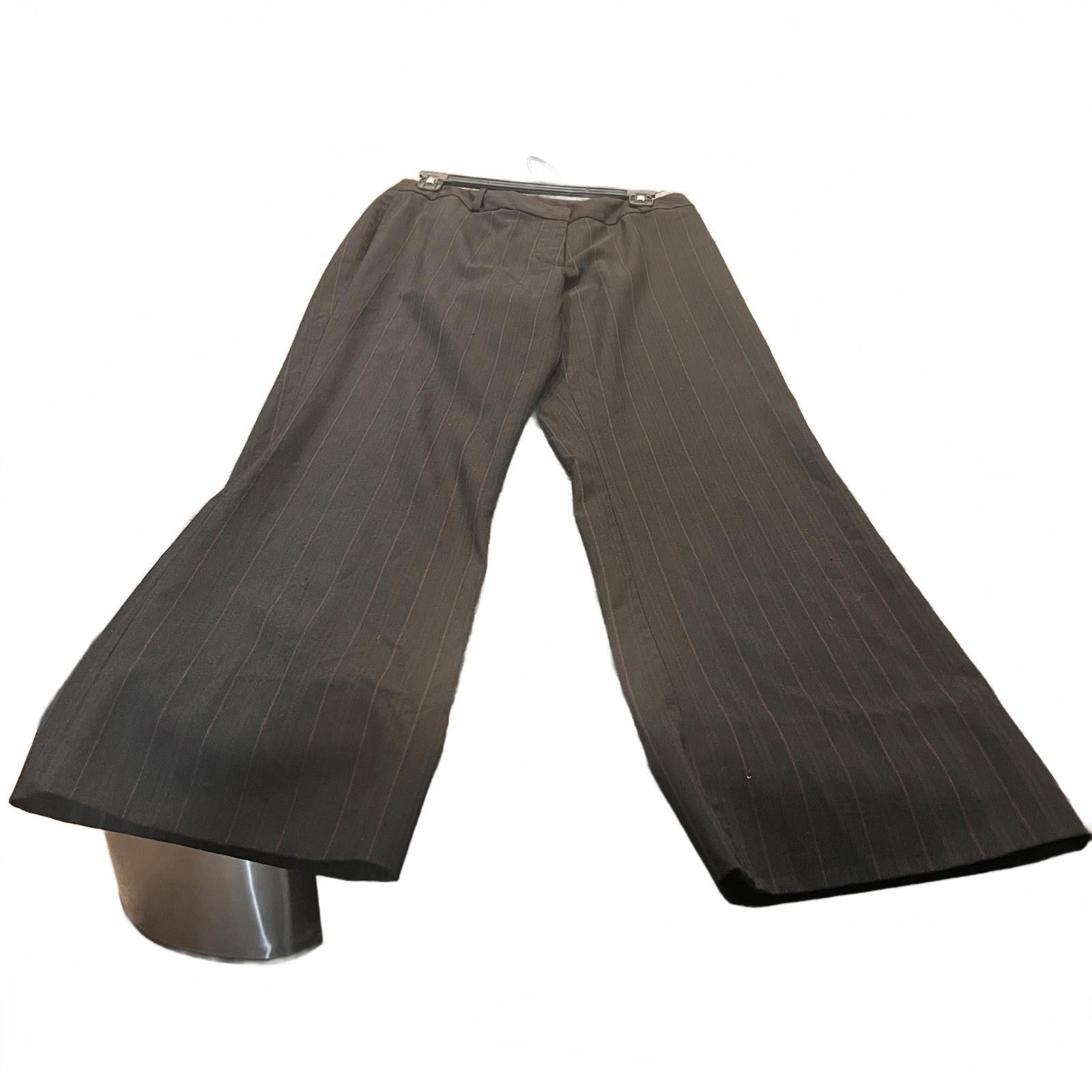 Other Woman’s Investments Black Pinstripe Dress Pants Size 30" / US 8 / IT 44 - 3 Thumbnail