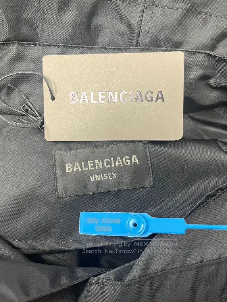Balenciaga Balenciaga Tape Duct Tape Logo Hooded Windbreaker Jacket Size US XXS / EU 40 - 5 Thumbnail