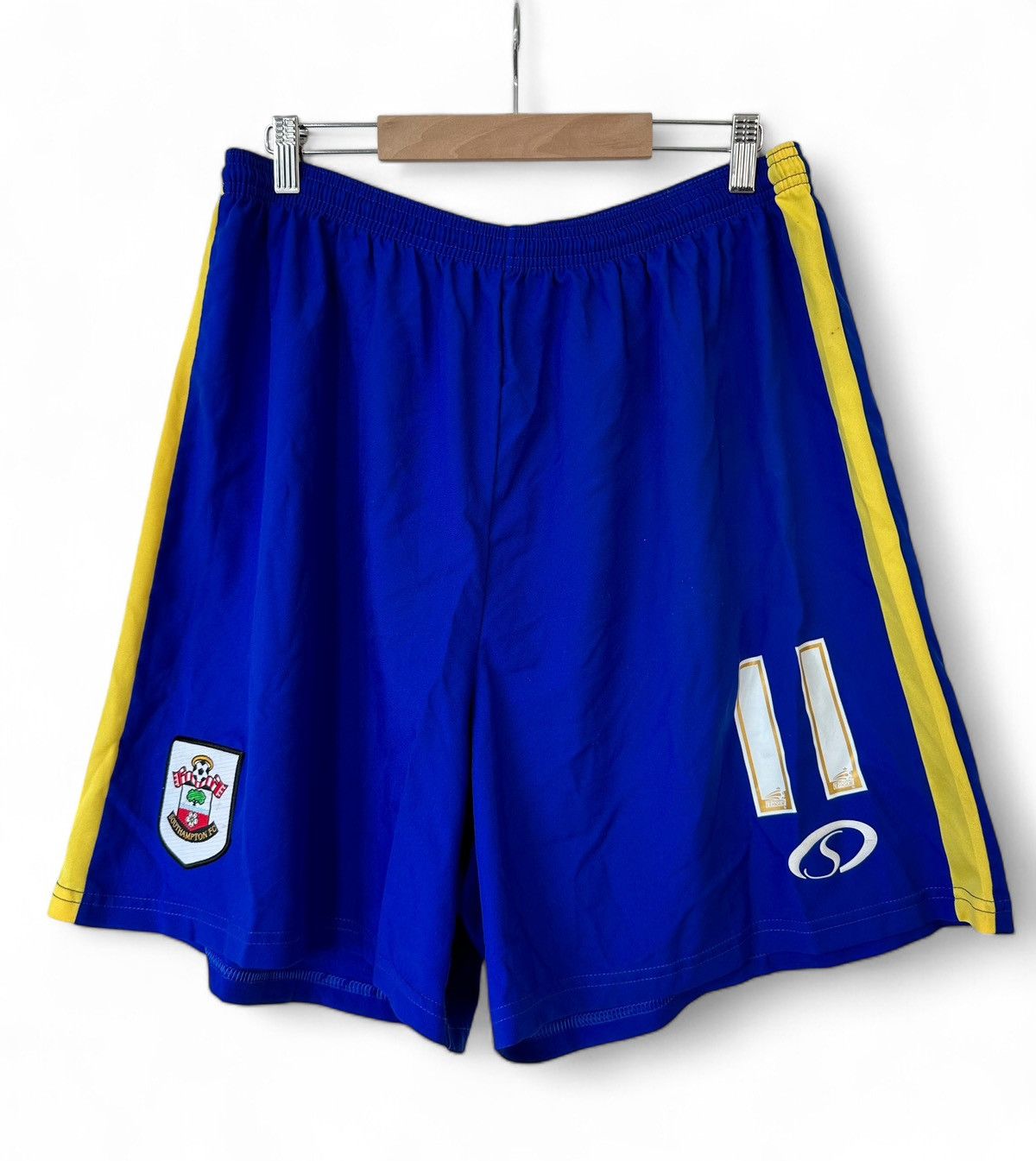 Vintage Southampton Match Worn #11 Shorts Licensed Sportwear XL Size US 36 / EU 52 - 1 Thumbnail