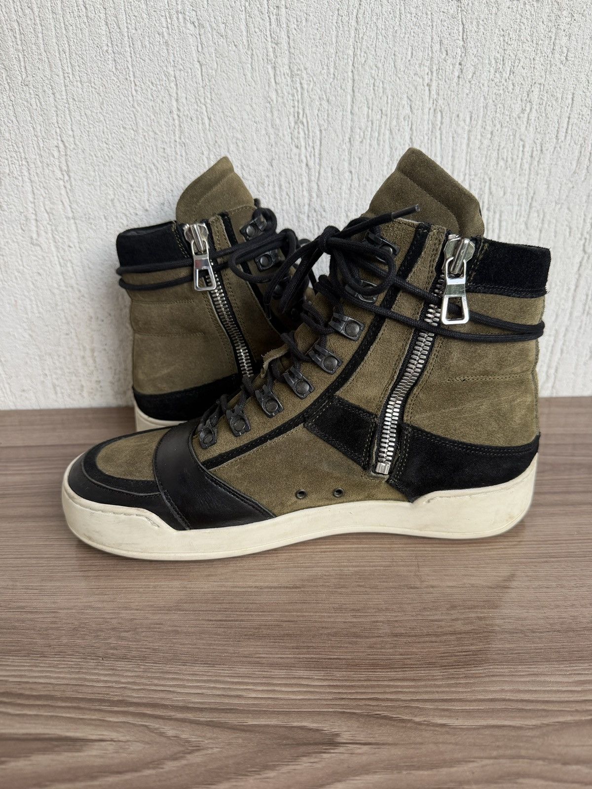 Balmain × H&M Aw14 basket hi sneakers Size US 8.5 / EU 41-42 - 10 Thumbnail