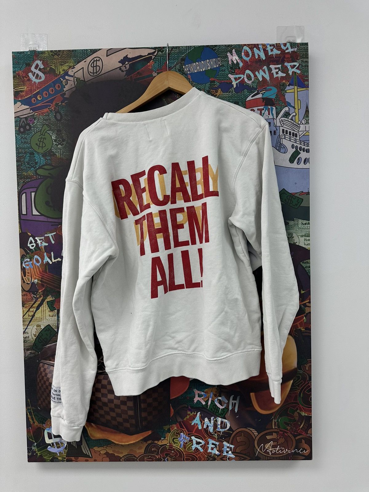 Gallery Dept. Gallery Dept Crewneck Sweatshirt G-Ball White Size US M / EU 48-50 / 2 - 2 Thumbnail
