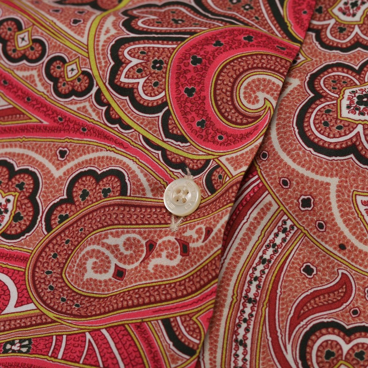 Etro Etro Milano Printed Floral Pattern Shirt Button Red Pink Size S / US 4 / IT 40 - 10 Thumbnail