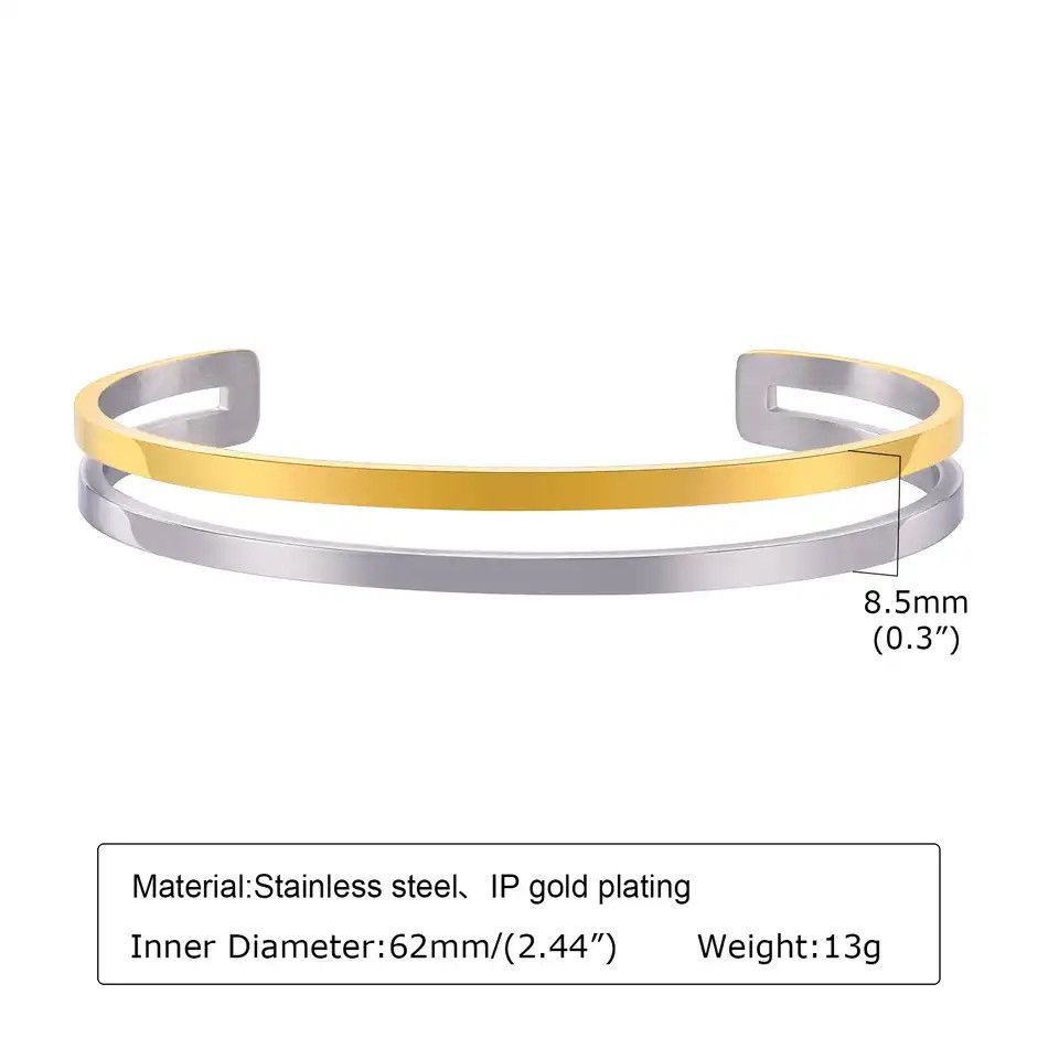 Other Trendy Hollow Cuff Bracelet Size ONE SIZE - 2 Thumbnail