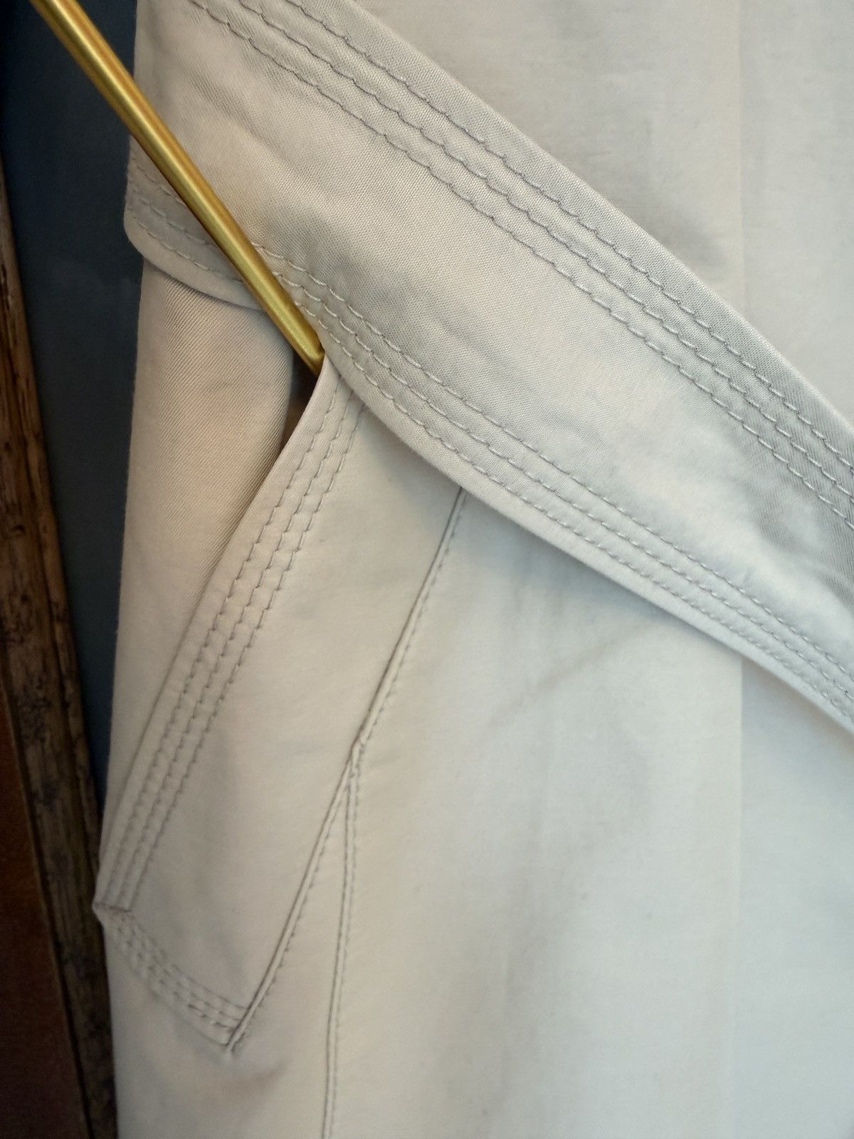 Talbots Talbots Women’s Beige Belted Button Up Classic Trench Coat Size XL / US 12-14 / IT 48-50 - 7 Thumbnail