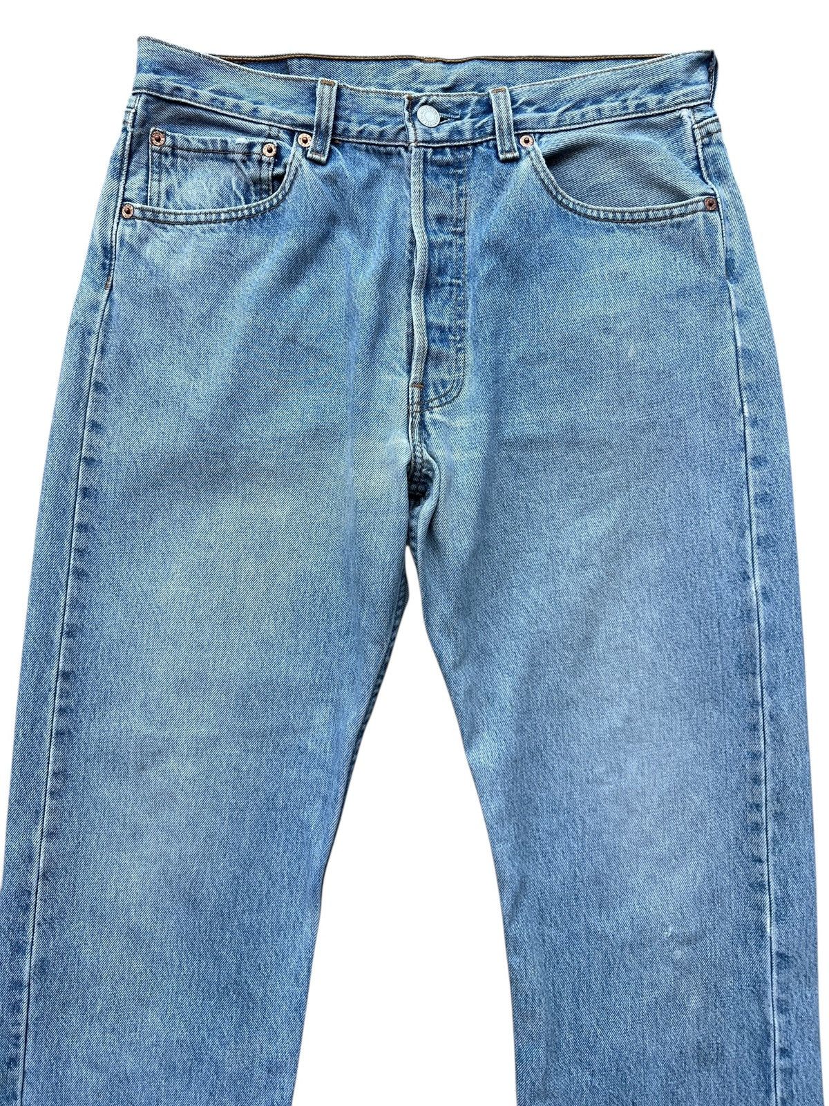 Levi's Vintage 90s Levi’s 501 Stonewash Denim Jeans 32x31 Size US 32 / EU 48 - 4 Thumbnail