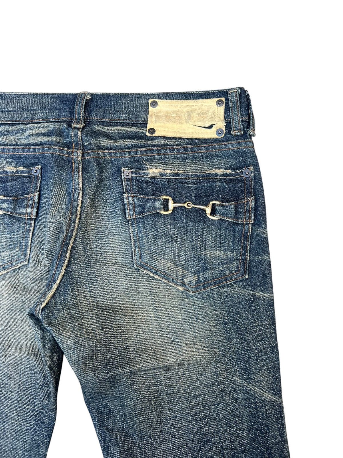 BUFFALO BOBS Vintage Buffalo Jeans Distressed Mud Denim Bootcut Jeans Size US 30 / EU 46 - 16 Thumbnail