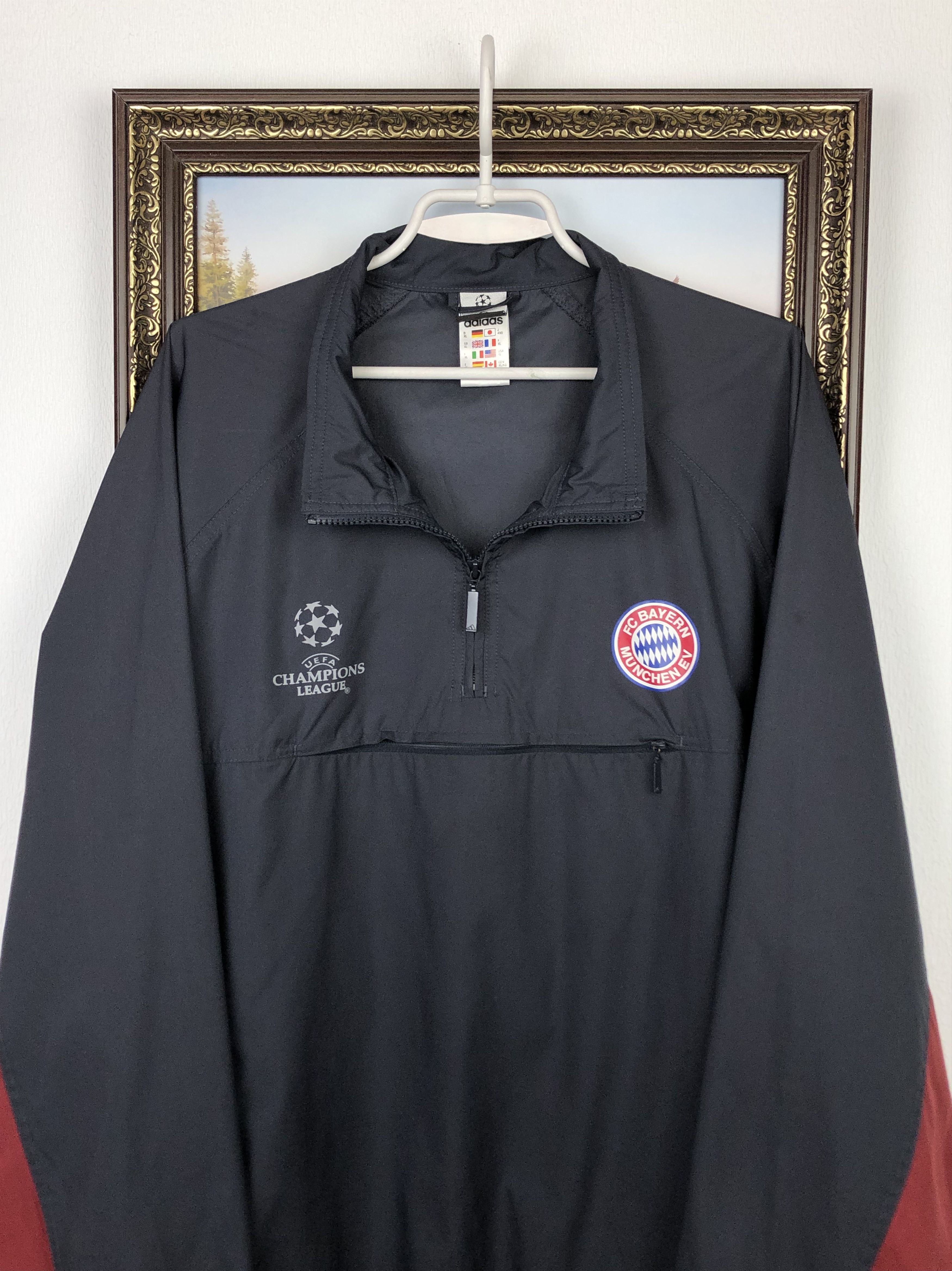 Adidas Vintage 90's Adidas Bayern Munich Football Jacket Soccer Size US XL / EU 56 / 4 - 2 Thumbnail