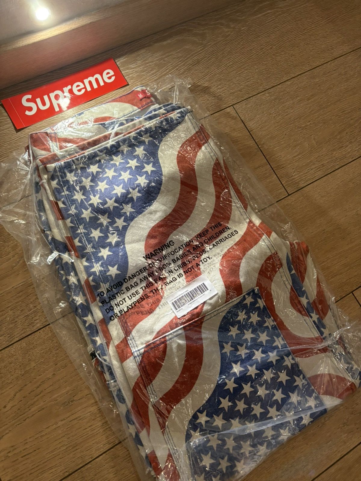 Supreme Flag Double Knee Painter Pant - Size:36 Size US 36 / EU 52 - 7 Thumbnail