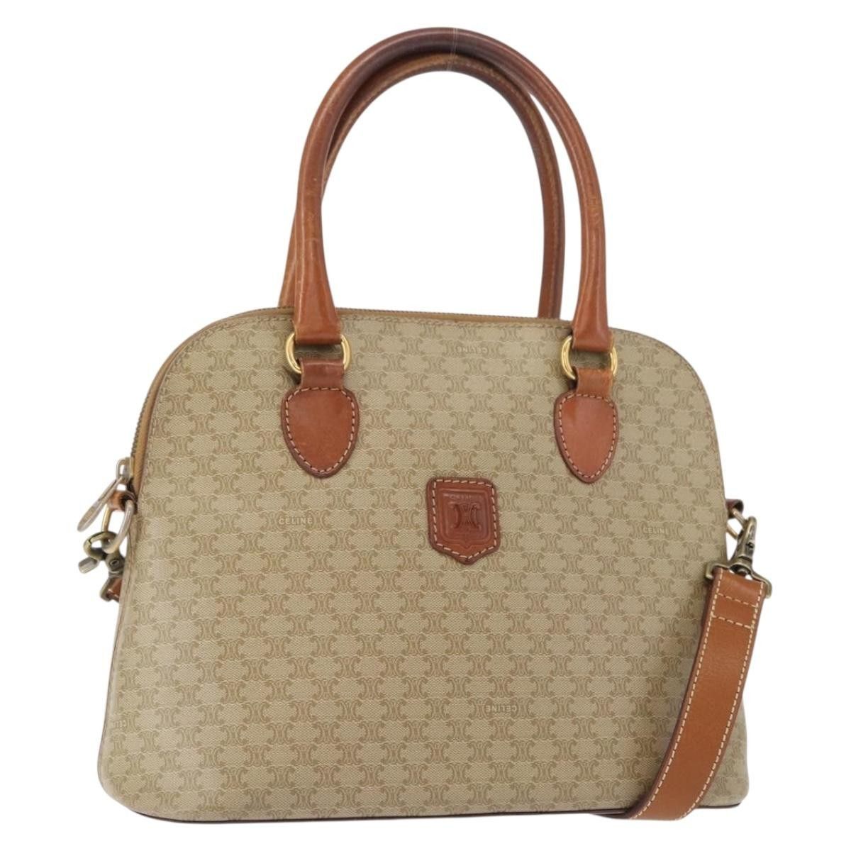 Celine Celine Vintage Macadam Handbag Canvas Size ONE SIZE - 1 Thumbnail