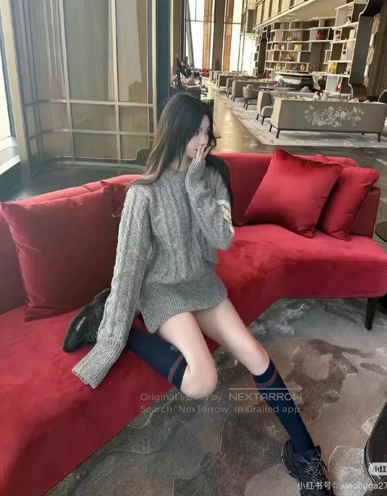 Thom Browne Thom Browne Classic Gray Mohair Wool Knit Sweater Size US L / EU 52-54 / 3 - 8 Thumbnail