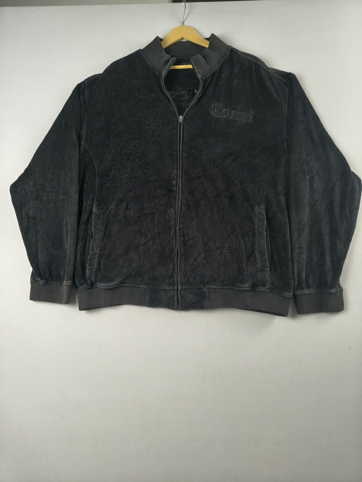 Coogi Coogi Velour Zip Up Jacket Big Logo Y2K (049) Size US L / EU 52-54 / 3 - 2 Thumbnail