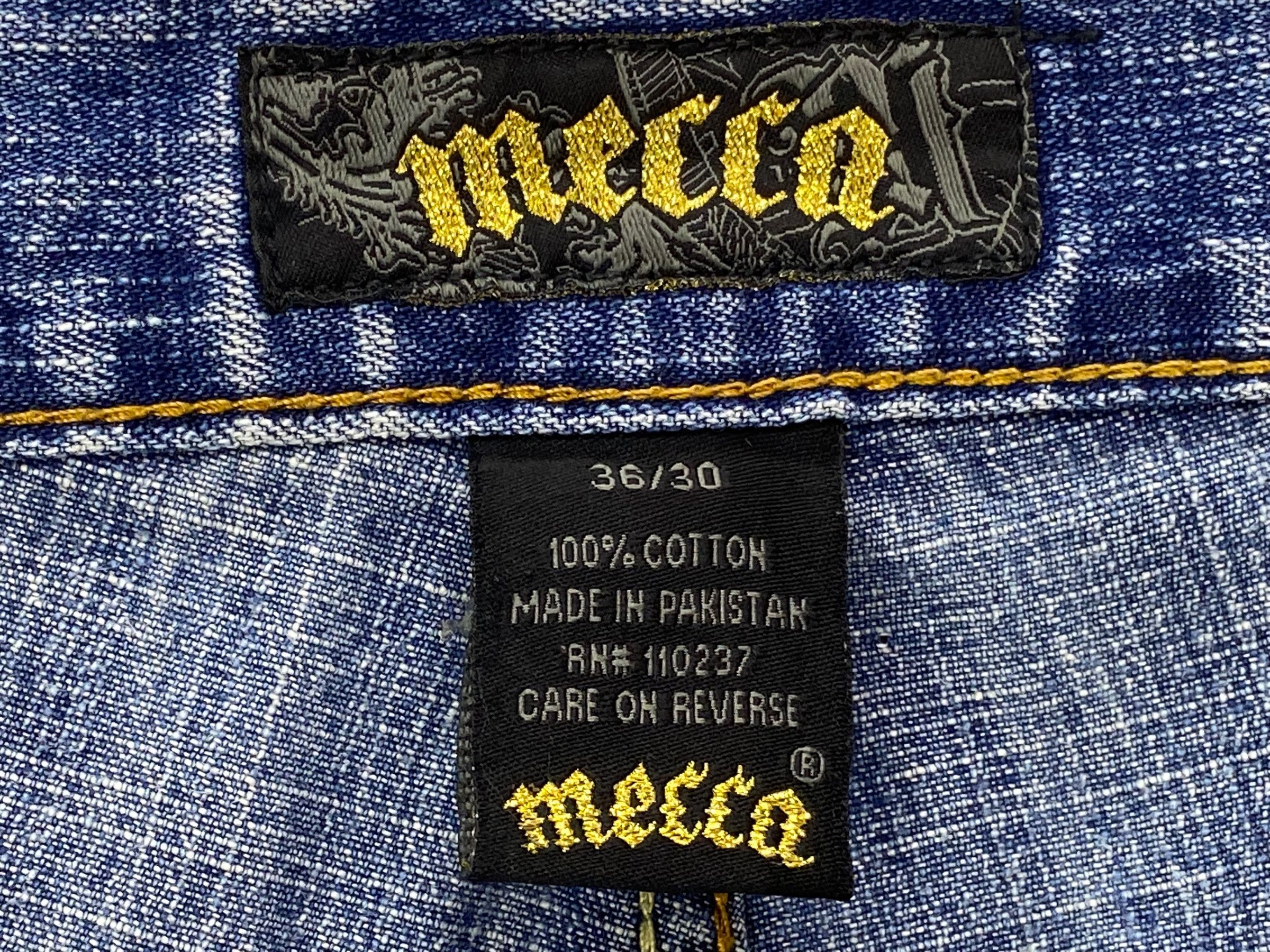 Mecca Mecca Jeans Skateboard Jeans Baggy Hiphop Jeans Size US 36 / EU 52 - 7 Thumbnail
