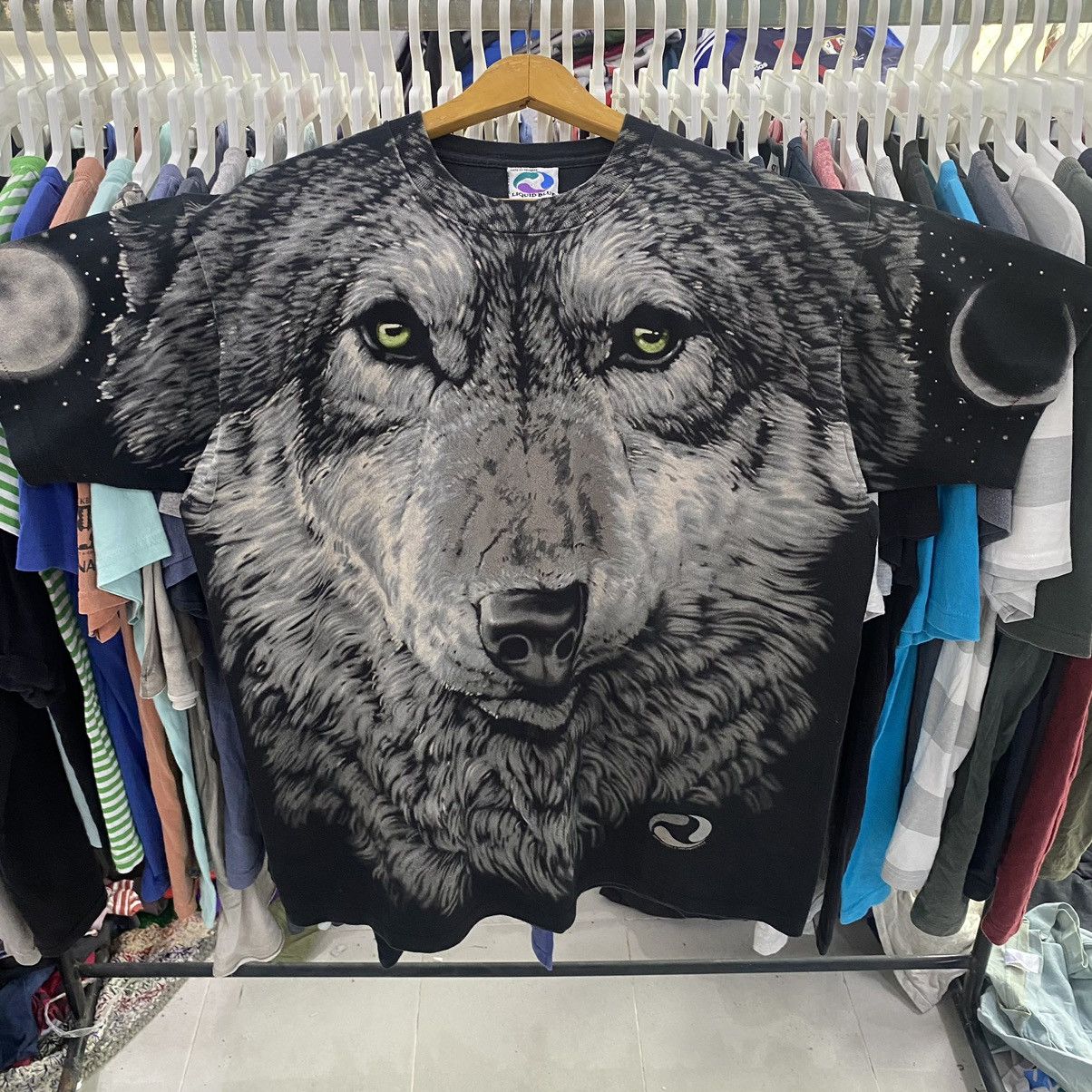 Liquid Blue Vintage 90’s Artic Wolf American Wildlife Size US XL / EU 56 / 4 - 1 Thumbnail