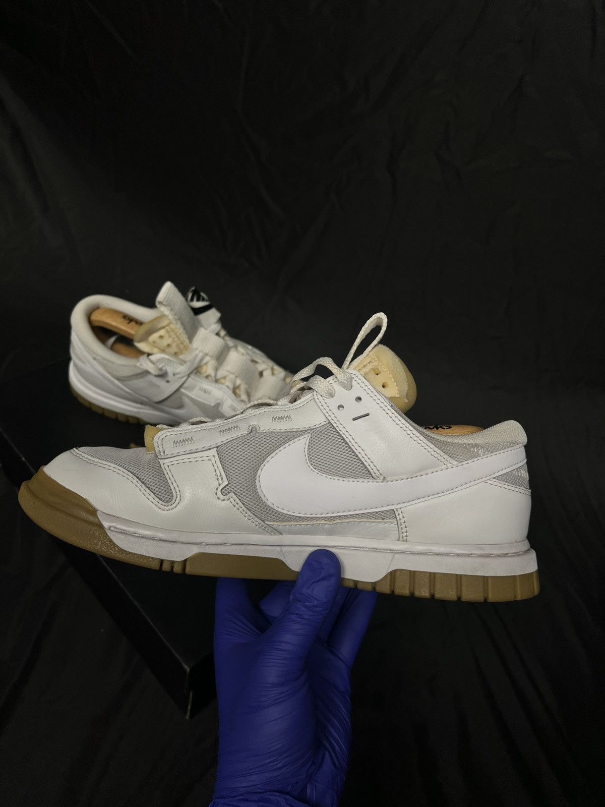 Nike Nike Dunk Low SE White / Sail Gum Retro Jumbo Size US 10 / EU 43 - 3 Thumbnail