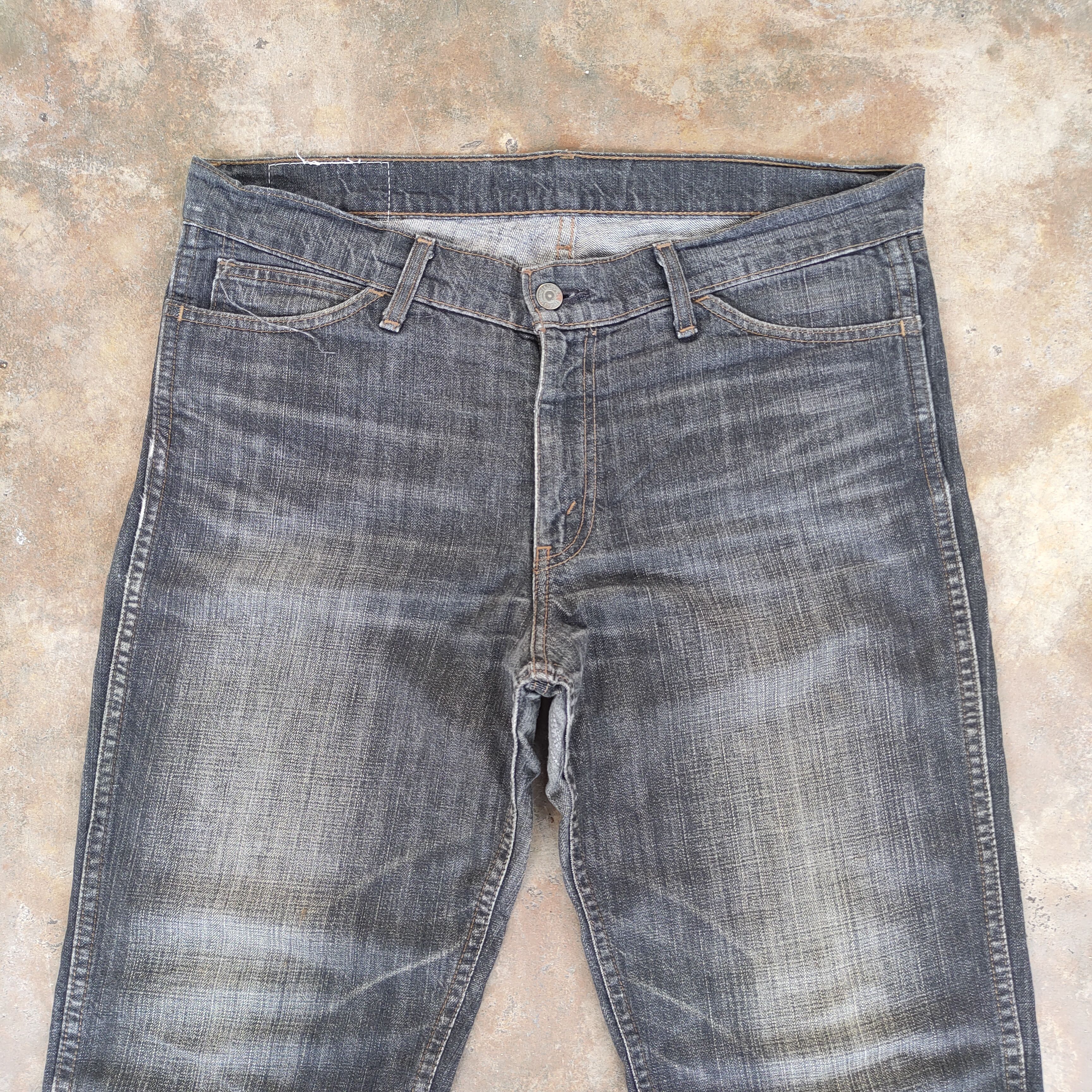 Levi's Vintage Clothing VINTAGE LEVI STRAUSS FADED BLACK JEAN DENIM PANTS Size US 37 - 2 Thumbnail