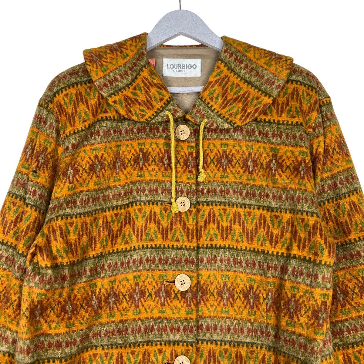Japanese Brand 🔥 VINTAGE LOURBIGO NATIVE MOTIVE JACKET MADE IN JAPAN Size US M / EU 48-50 / 2 - 3 Thumbnail