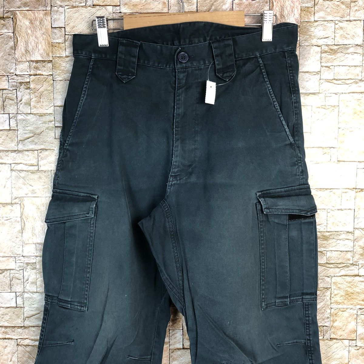 Japanese Brand Japan vintage faded blue Cargo utility Pants #A634 Size US 31 - 5 Thumbnail