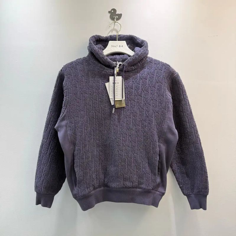 Dior Dior Purple Polyester Men's Sweatshirt 0089 Size US S / EU 44-46 / 1 - 1 Thumbnail