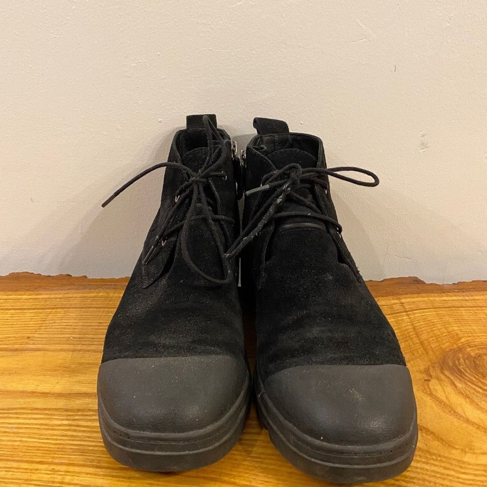 Eileen Fisher Eileen Fisher Reese Waterproof Suede Boots in Black Size 8 Size US 8 / IT 38 - 4 Thumbnail