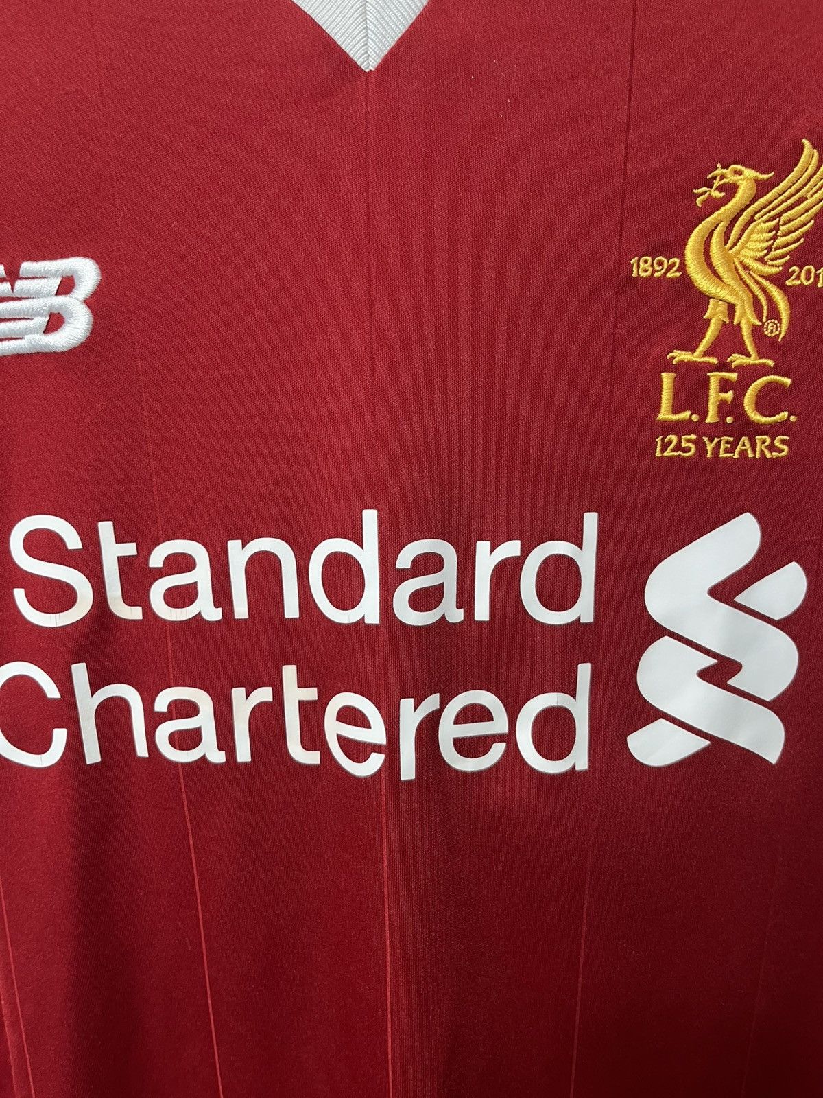 New Balance Liverpool jersey season 17/18 size M #11 Size US M / EU 48-50 / 2 - 5 Thumbnail