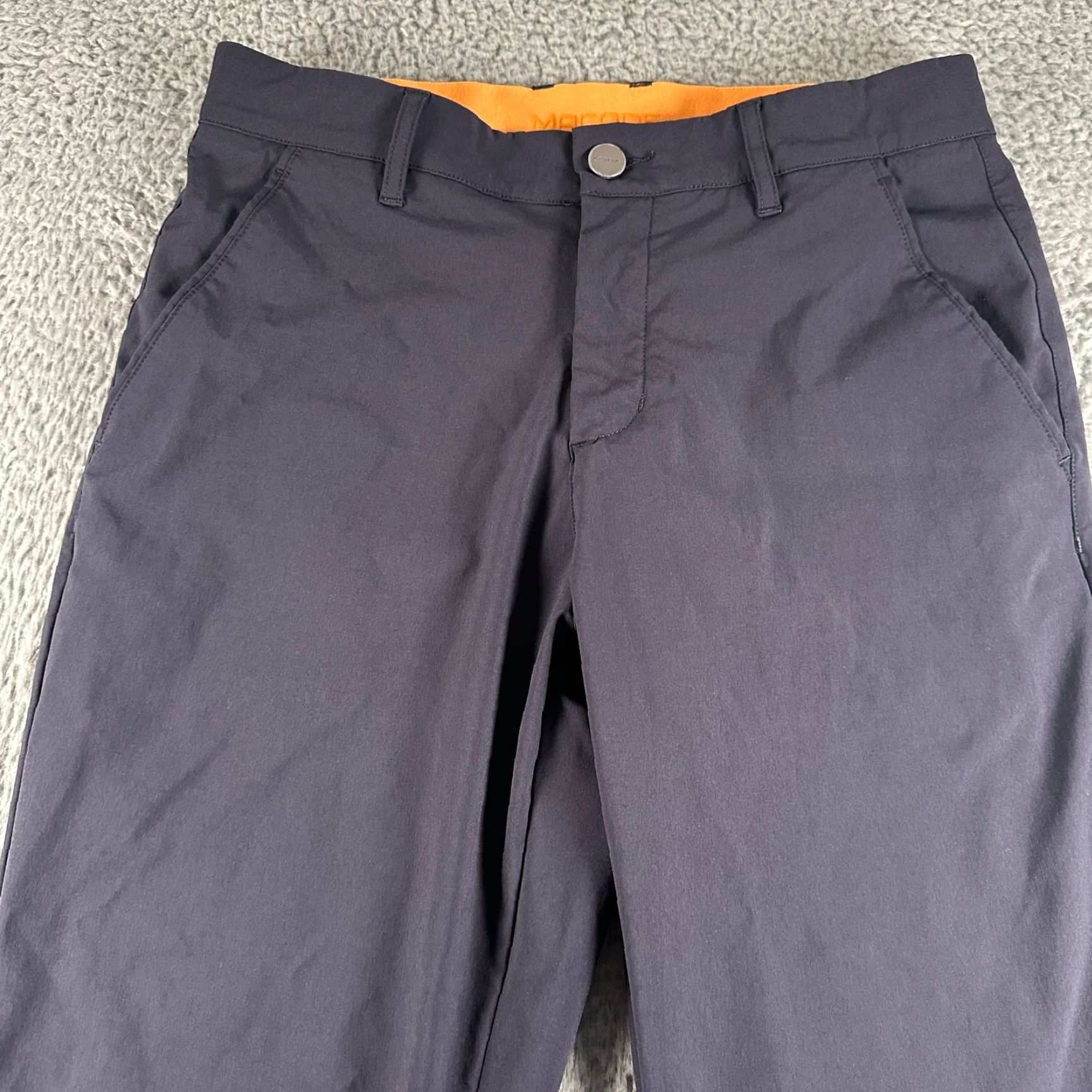 Vintage Macade Pants Mens 30x30 Slim Fit Navy Chino Golf Stretch Lightweight Pants Size US 30 / EU 46 - 2 Thumbnail