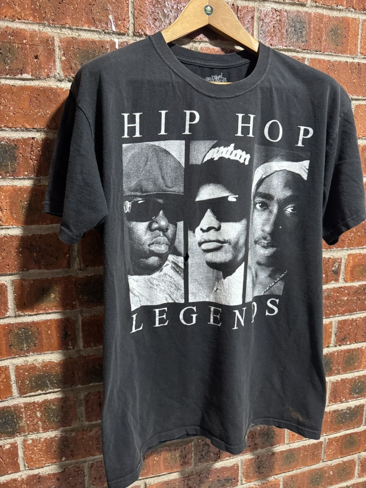 Rap Tees × Vintage HIP HOP LEGEND 2pax t shirt Size US L / EU 52-54 / 3 - 2 Thumbnail