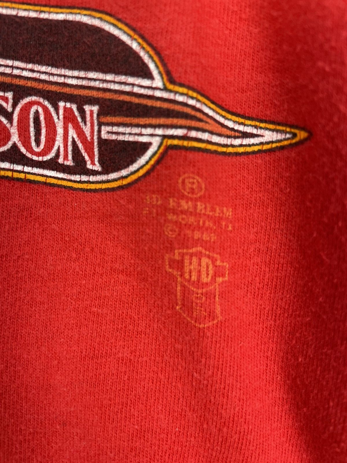 Harley Davidson Vintage 80s Harley Davidson 3D emblem t shirt Size US M / EU 48-50 / 2 - 5 Thumbnail