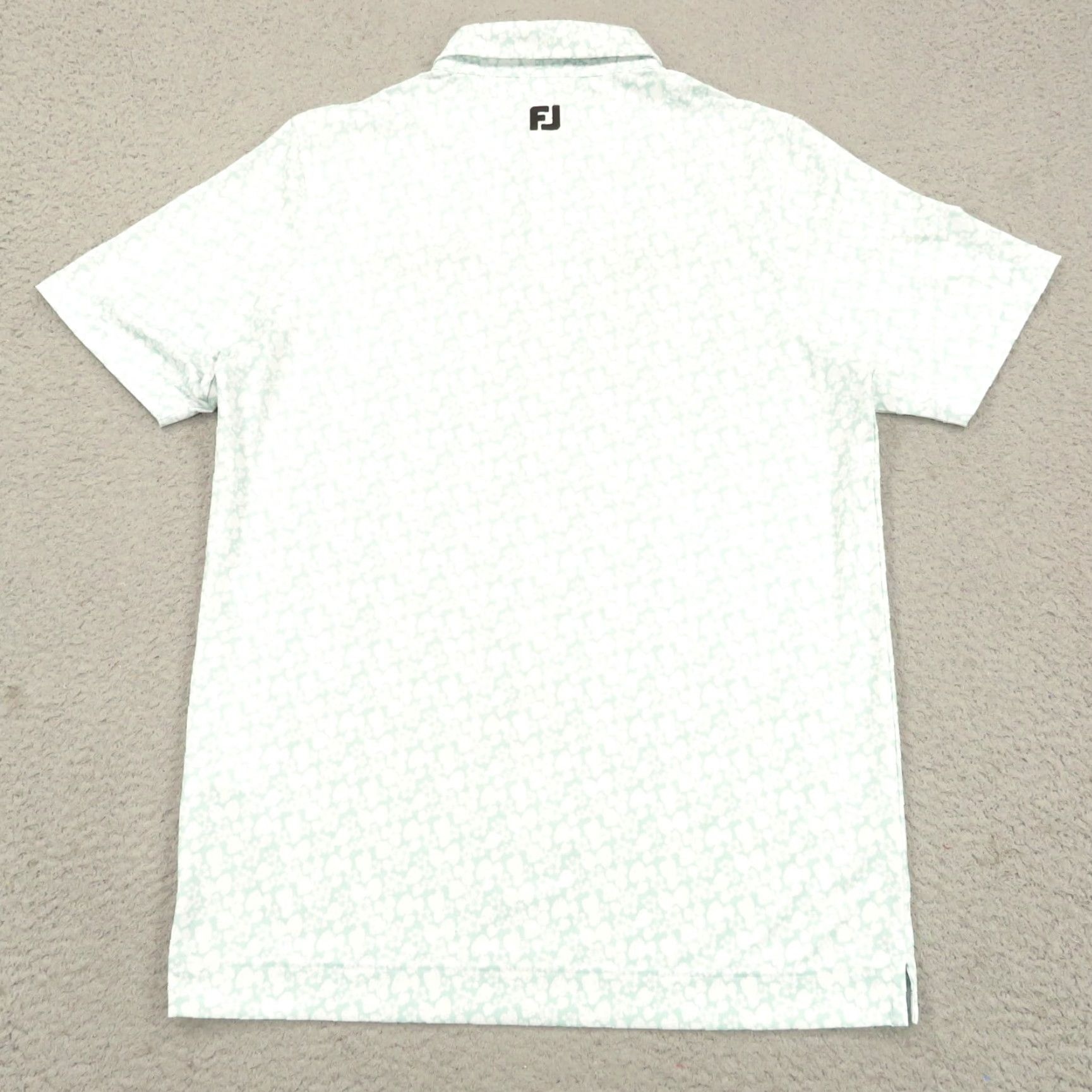 Footjoy FootJoy Polo Men Small Tour Issue Golf Shirt Will Zalatoris Graphic Print Mint Green Polo Shirt Mens Small DFS? Size US S / EU 44-46 / 1 - 6 Thumbnail