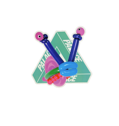 Palace Palace Tri-Twister Sticker 1 Size ONE SIZE - 1 Thumbnail