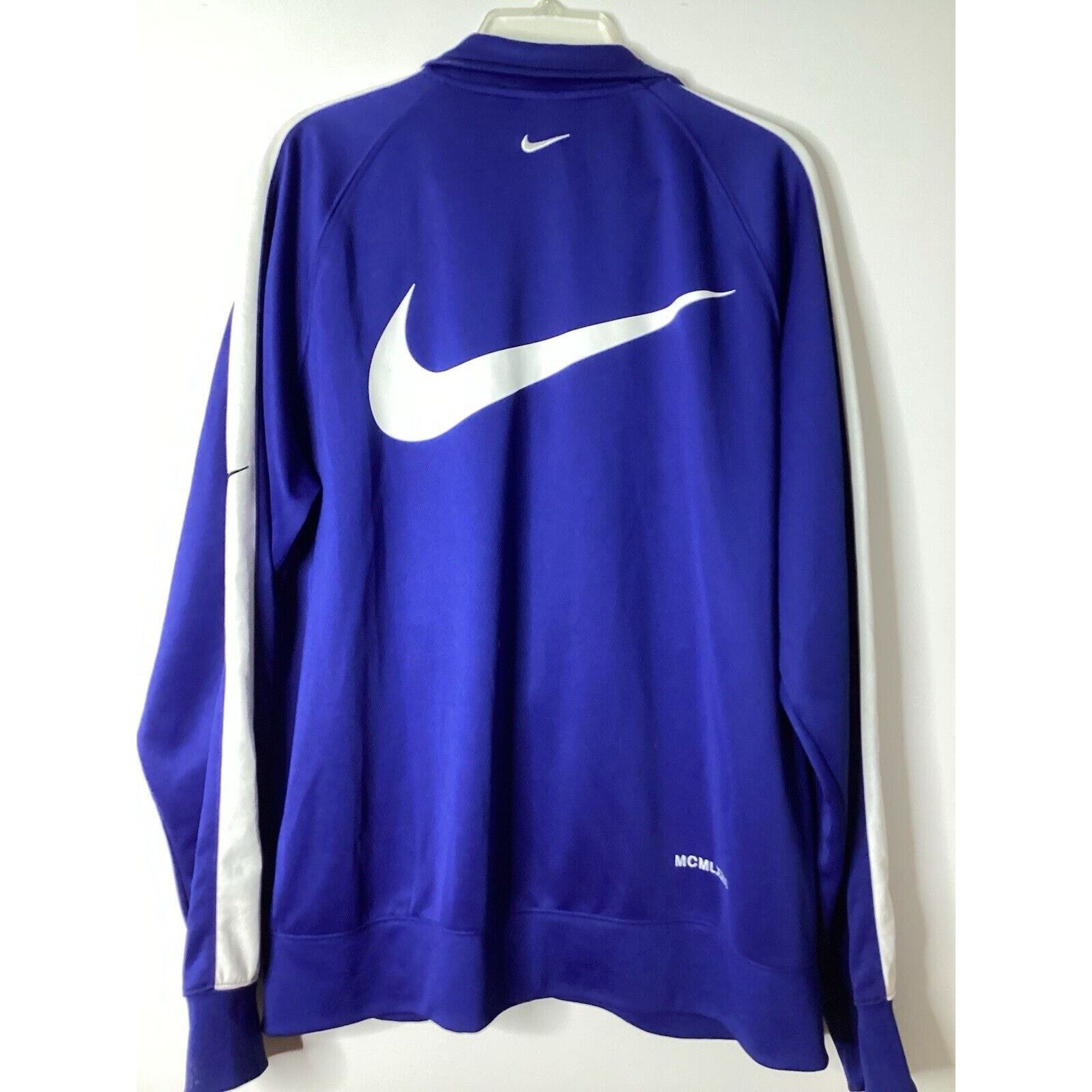 Nike Nike Swoosh Track Suit Full Zip Light Jacket Royal Blue LG Size US L / EU 52-54 / 3 - 6 Thumbnail