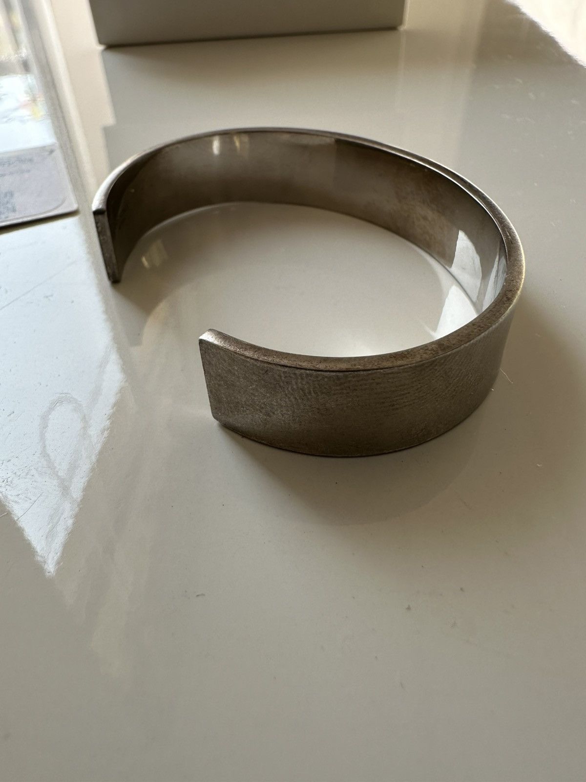 Maison Margiela Maison Margiela Unisex Number Logo Cuff Bracelet 925 Silver! Size ONE SIZE - 6 Thumbnail
