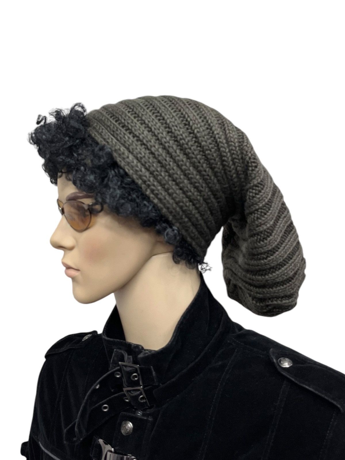 If Six Was Nine Vintage UNIQUE CLOTHING Long Beanie Grunge Hippie Undercover Size ONE SIZE - 2 Thumbnail