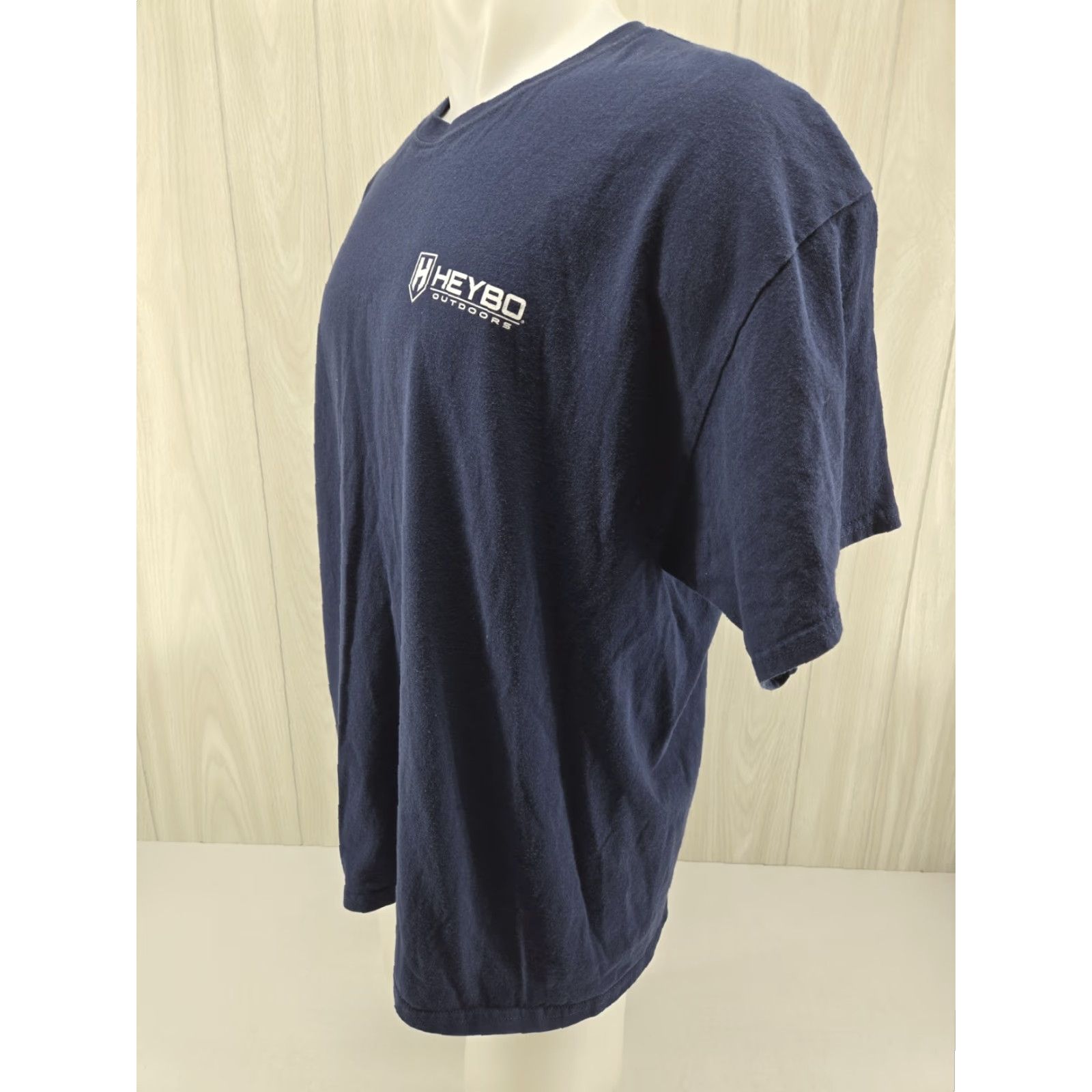 Stampd Heybo Outdoors Navy Blue Dog Duck Stamp Graphic Short Sleeve T Shirt Mens 2XL Size US XXL / EU 58 / 5 - 4 Thumbnail