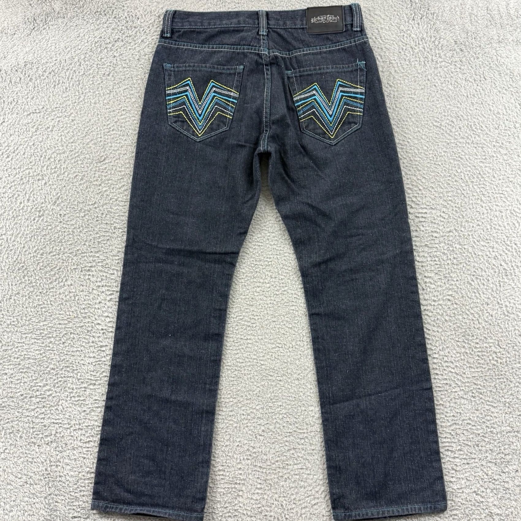Vintage VINTAGE Urban Label Jeans Mens 32x32 Blue Baggy Wide Leg Hip Hop Cyber Y2K Size US 32 / EU 48 - 2 Thumbnail