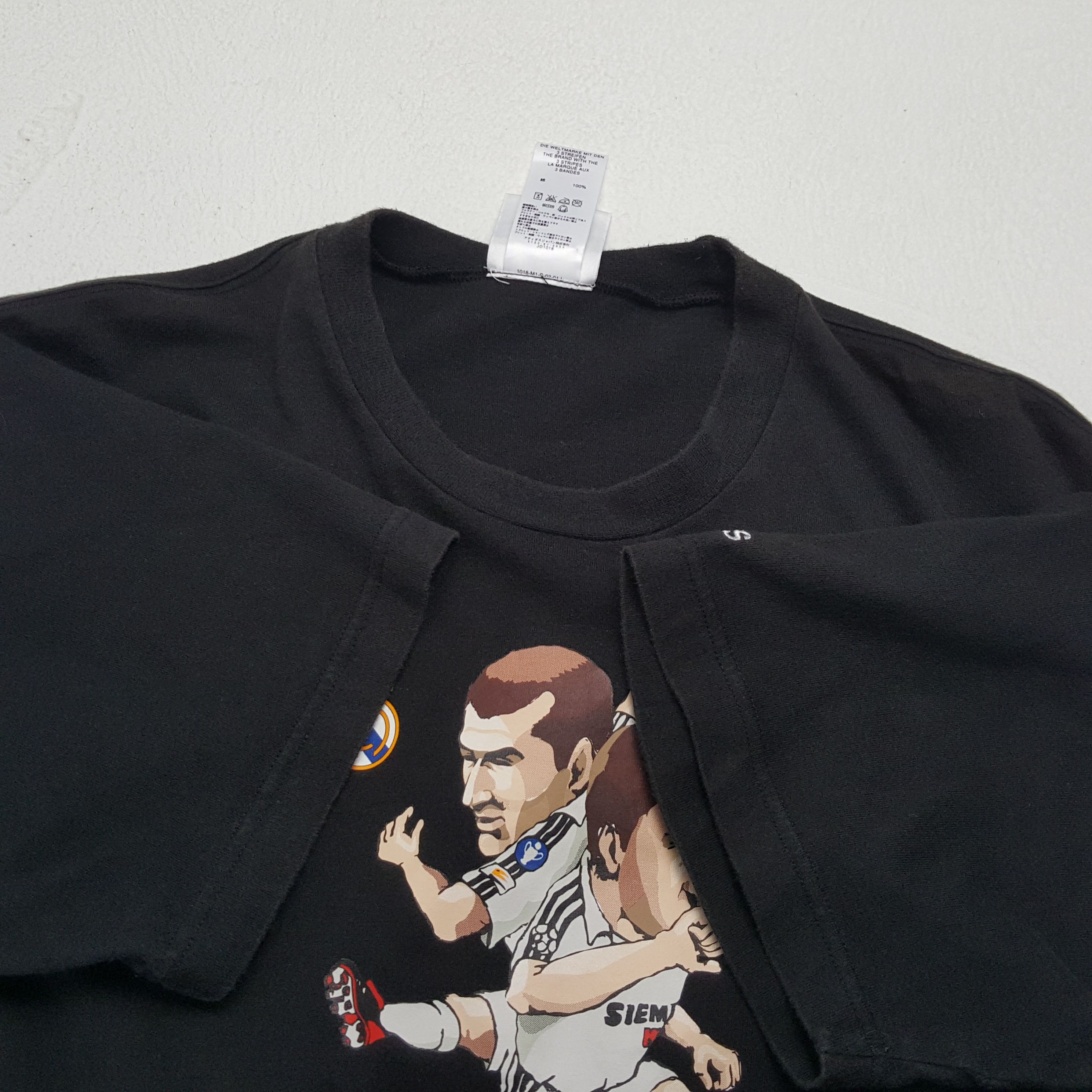 Adidas × David Beckham × Vintage Vintage ADIDAS REAL MADRID Spanish Football Club Promo Tees Size US L / EU 52-54 / 3 - 6 Thumbnail