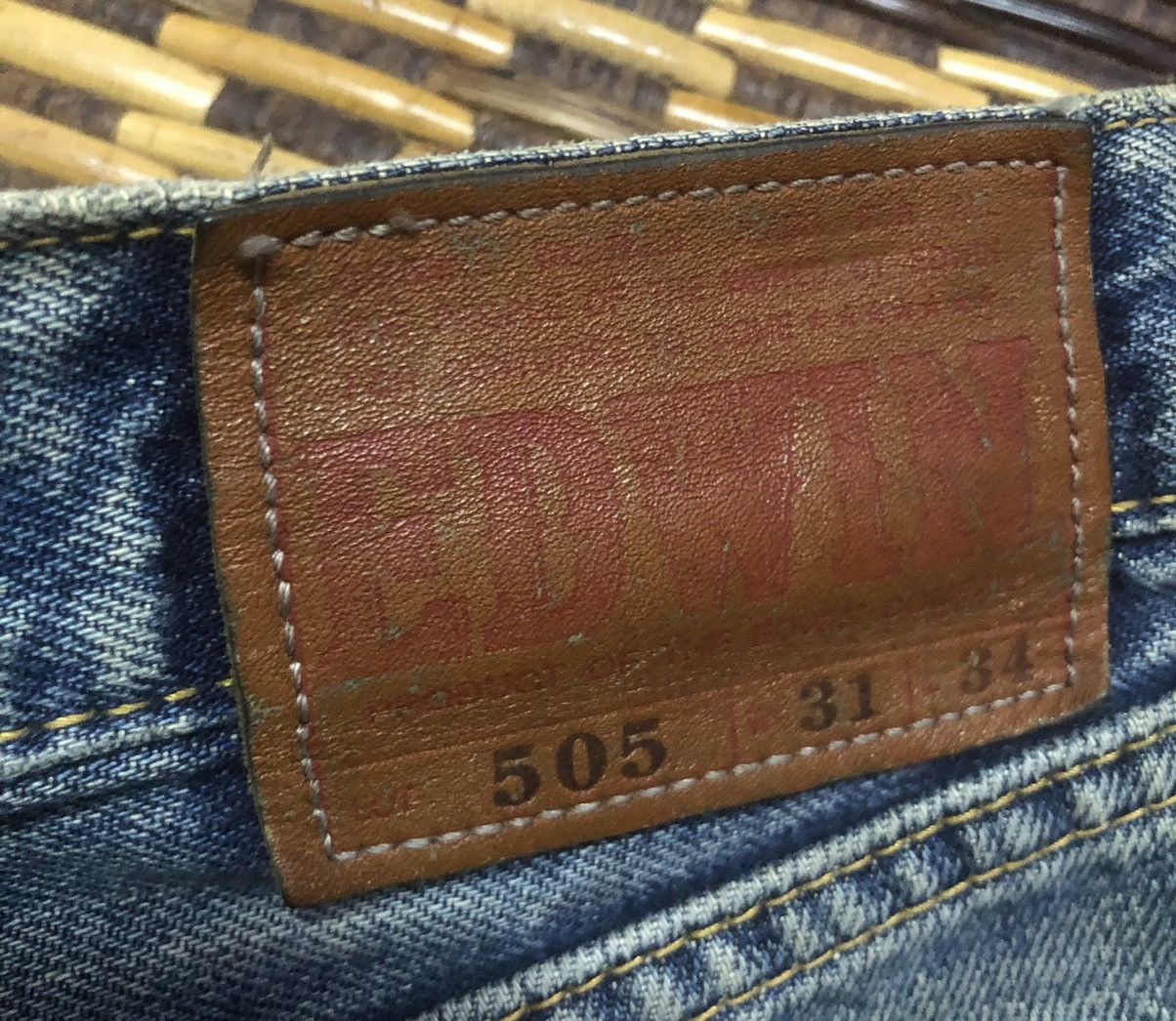 Edwin × Evisu Vintage Edwin Custom Made Evisu Selvedge Jeans Size US 32 / EU 48 - 19 Thumbnail