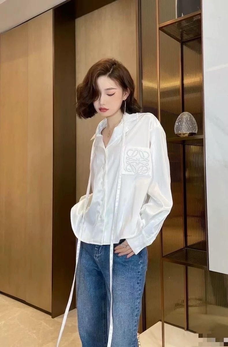 Loewe LOEWE Silk pocket Logo shirt jacket Size XS / US 0-2 / IT 36-38 - 7 Thumbnail