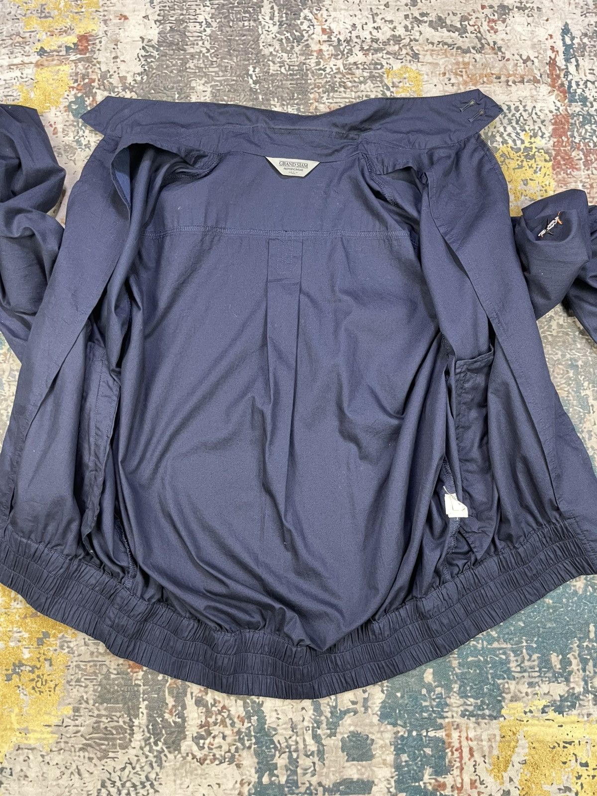 Grand Slam Vtg Grandslam Navy Haringgttone Jacket Size US L / EU 52-54 / 3 - 8 Thumbnail