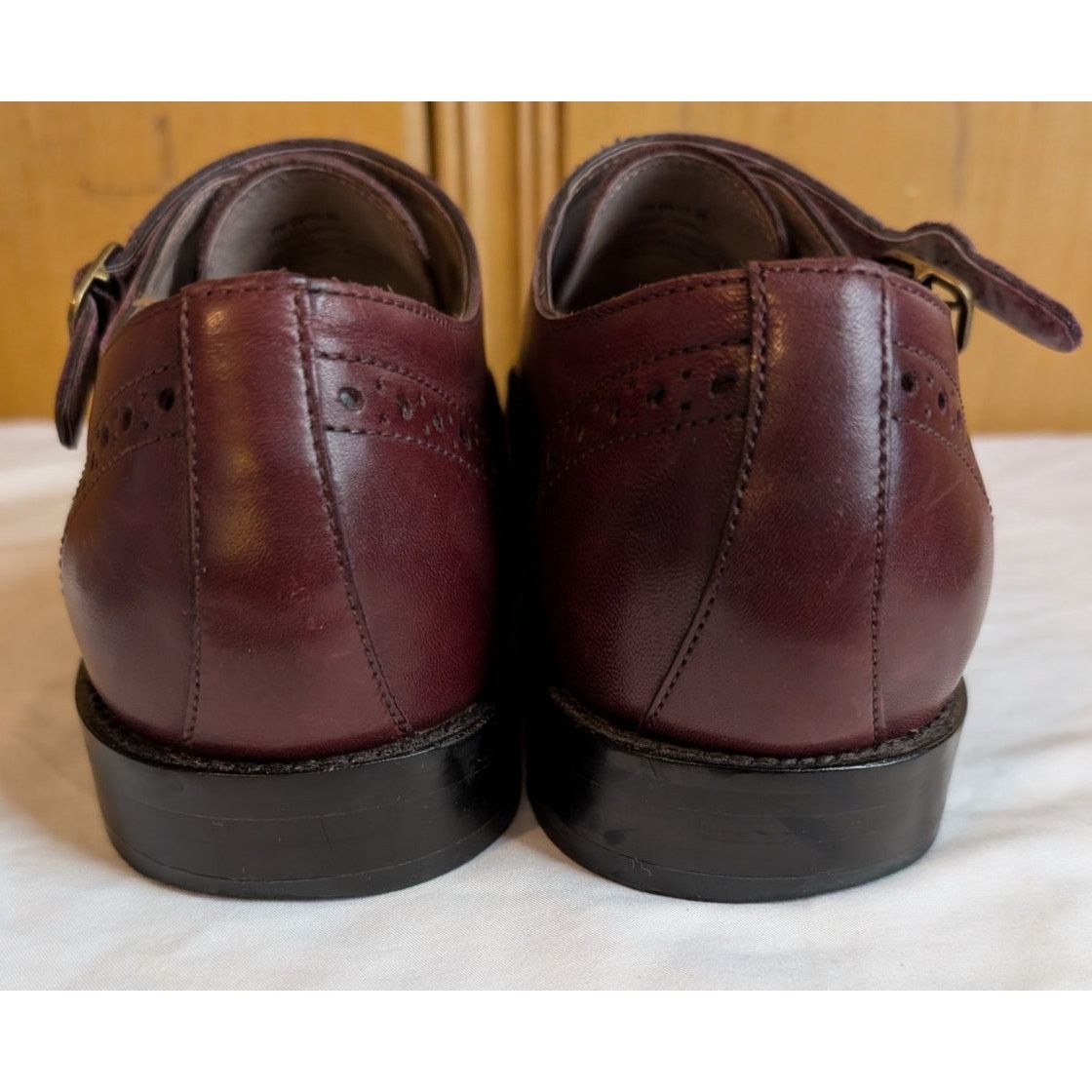 Banana Republic Banana Republic Leather Monk Strap Loafers 8 Brown Men's Size US 8 / EU 41 - 4 Thumbnail