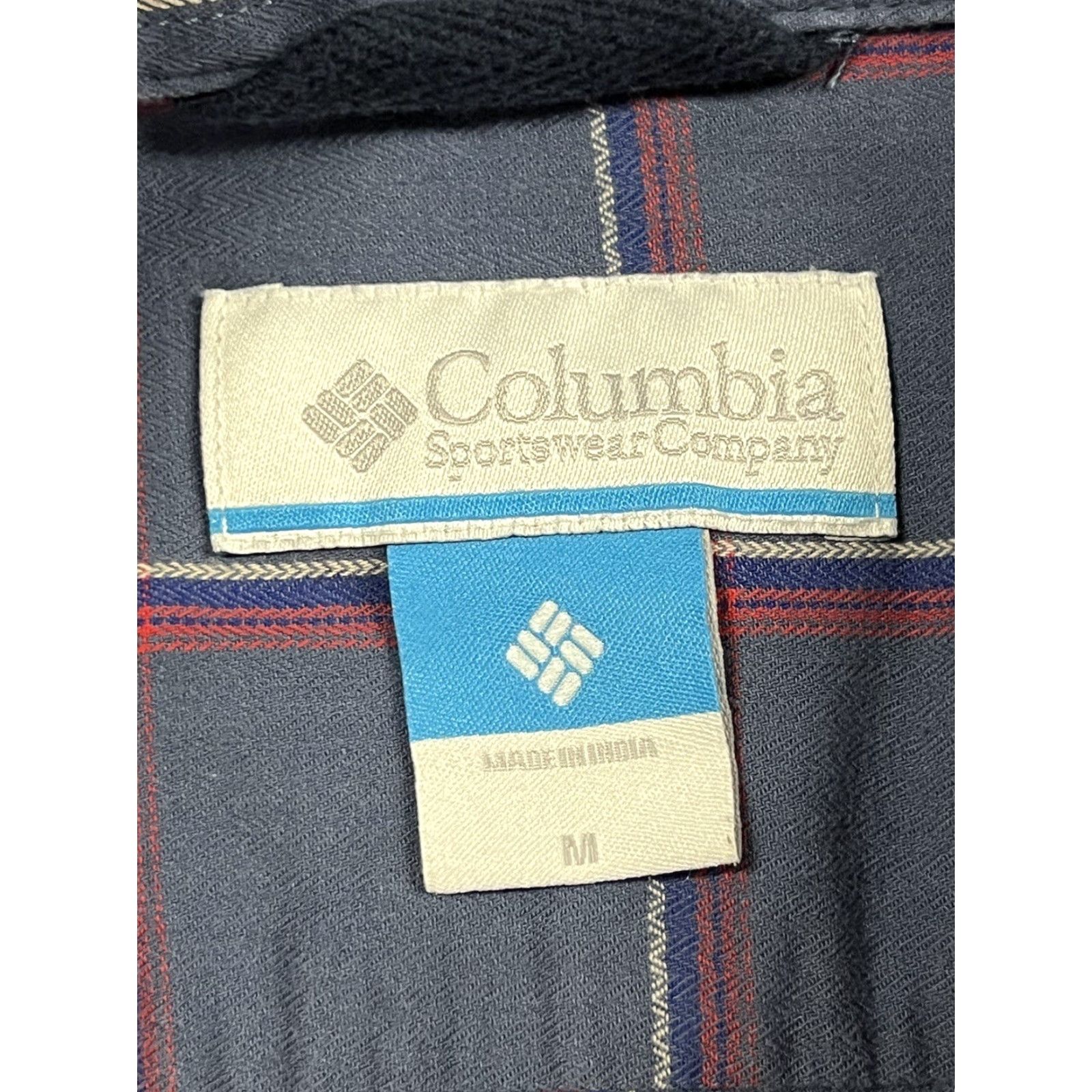 Vintage Columbia Plaid Long Sleeve Shirt Button-Up Mens M Blue Red Size US M / EU 48-50 / 2 - 4 Thumbnail