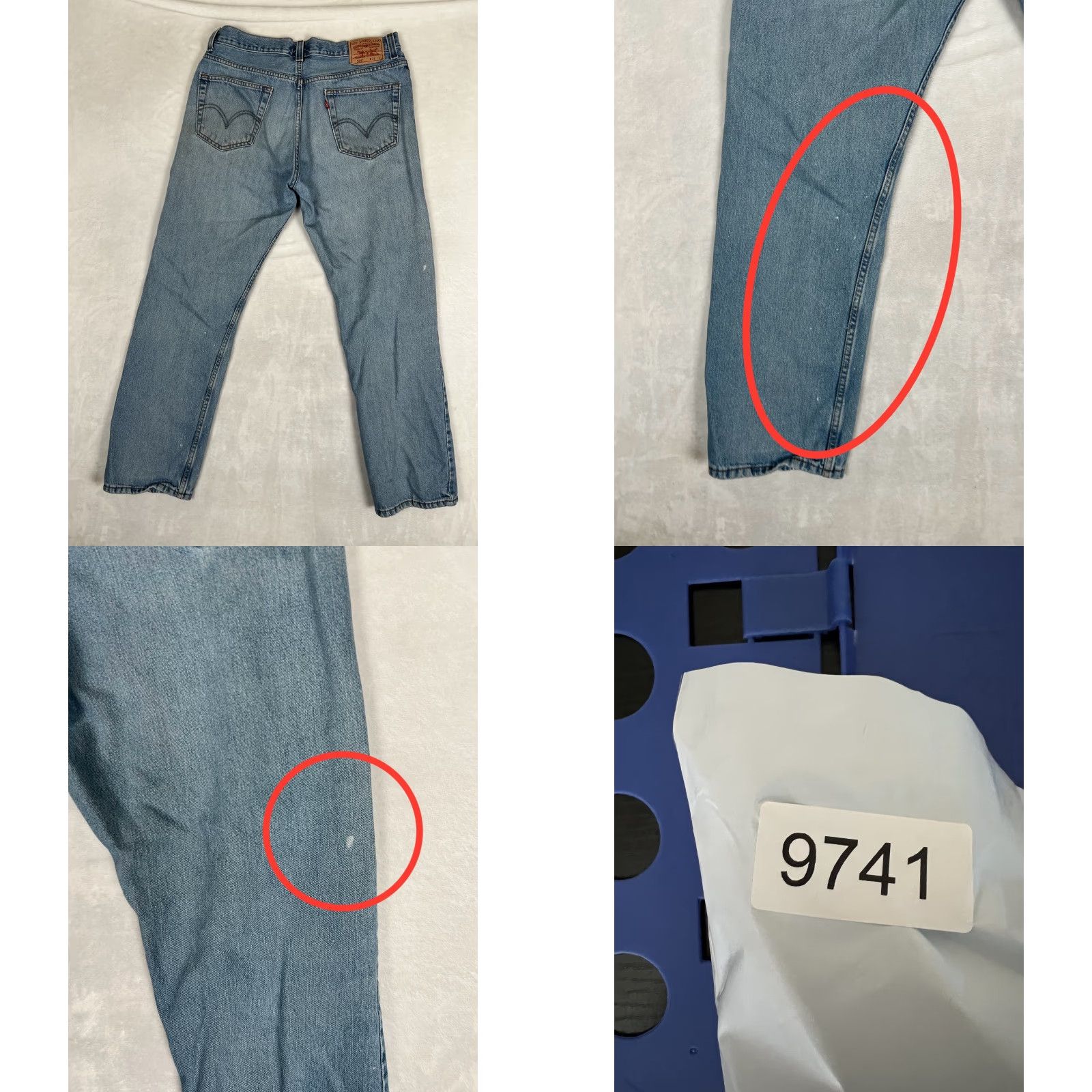 Levi's VINTAGE Levi’s 505 Denim Jeans Size 34x32 Medium Wash Blue 5-Pocket Grunge Distressed 80s 90s USA Mens Jeans Regular Hem/Zip Size US 34 / EU 50 - 8 Thumbnail