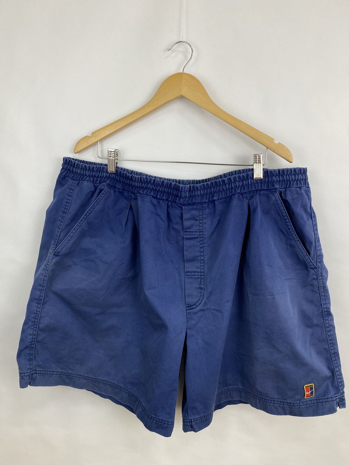 Nike 🇺🇸 Vintage 90s Nike Challenge Court Shorts Rare Retro Hype Size US 35 - 2 Thumbnail