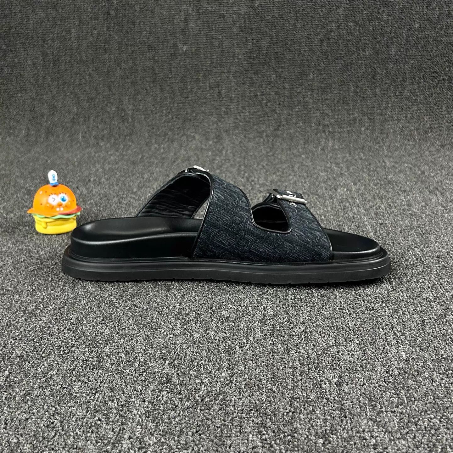 Dior Dior Black Oblique Strap Slippers 43 Size US 10 / EU 43 - 4 Thumbnail