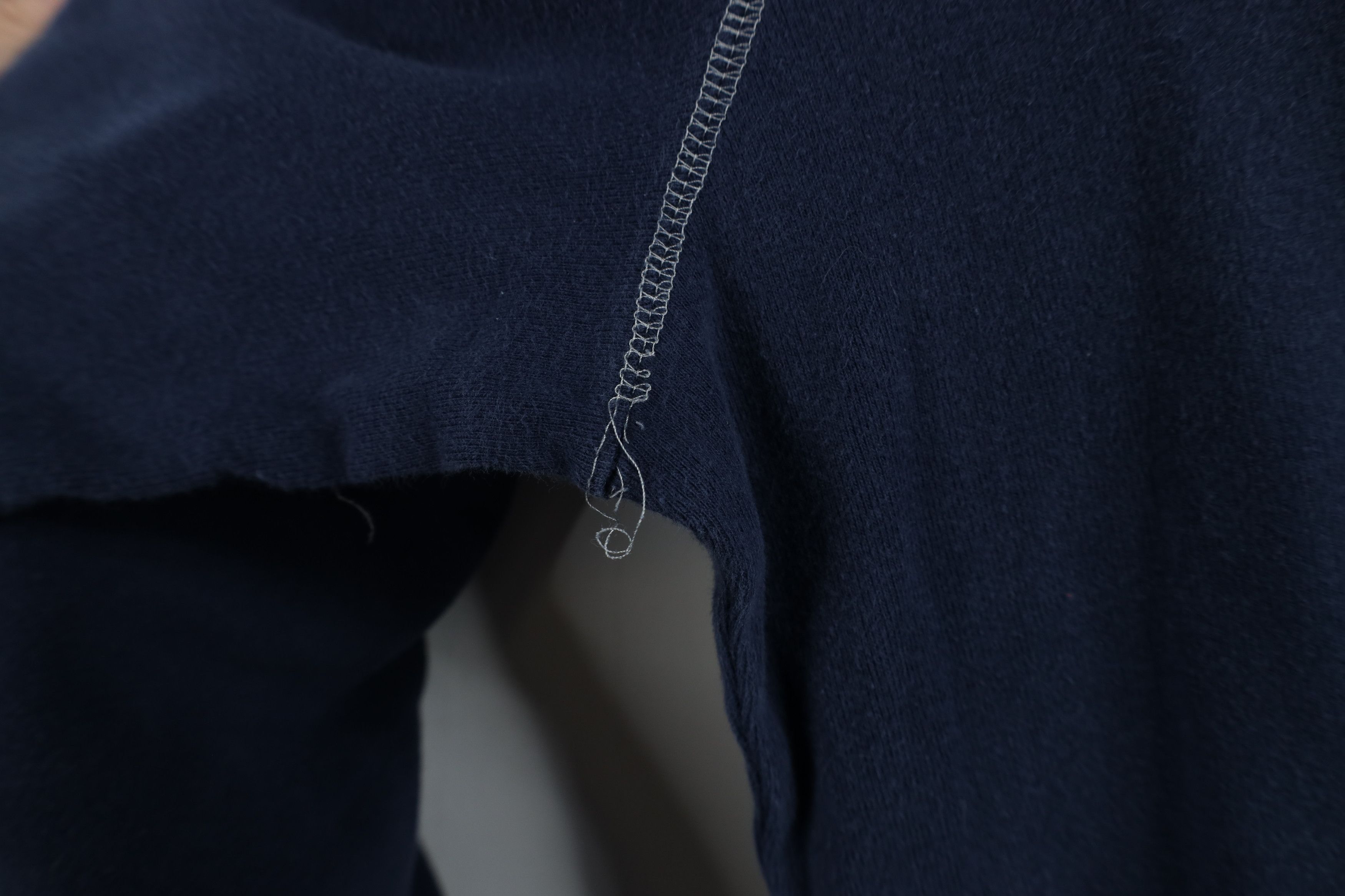 Tommy Hilfiger Vintage 90s Tommy Hilfiger Ribbed Knit Half Zip T-Shirt Size M / US 6-8 / IT 42-44 - 7 Thumbnail