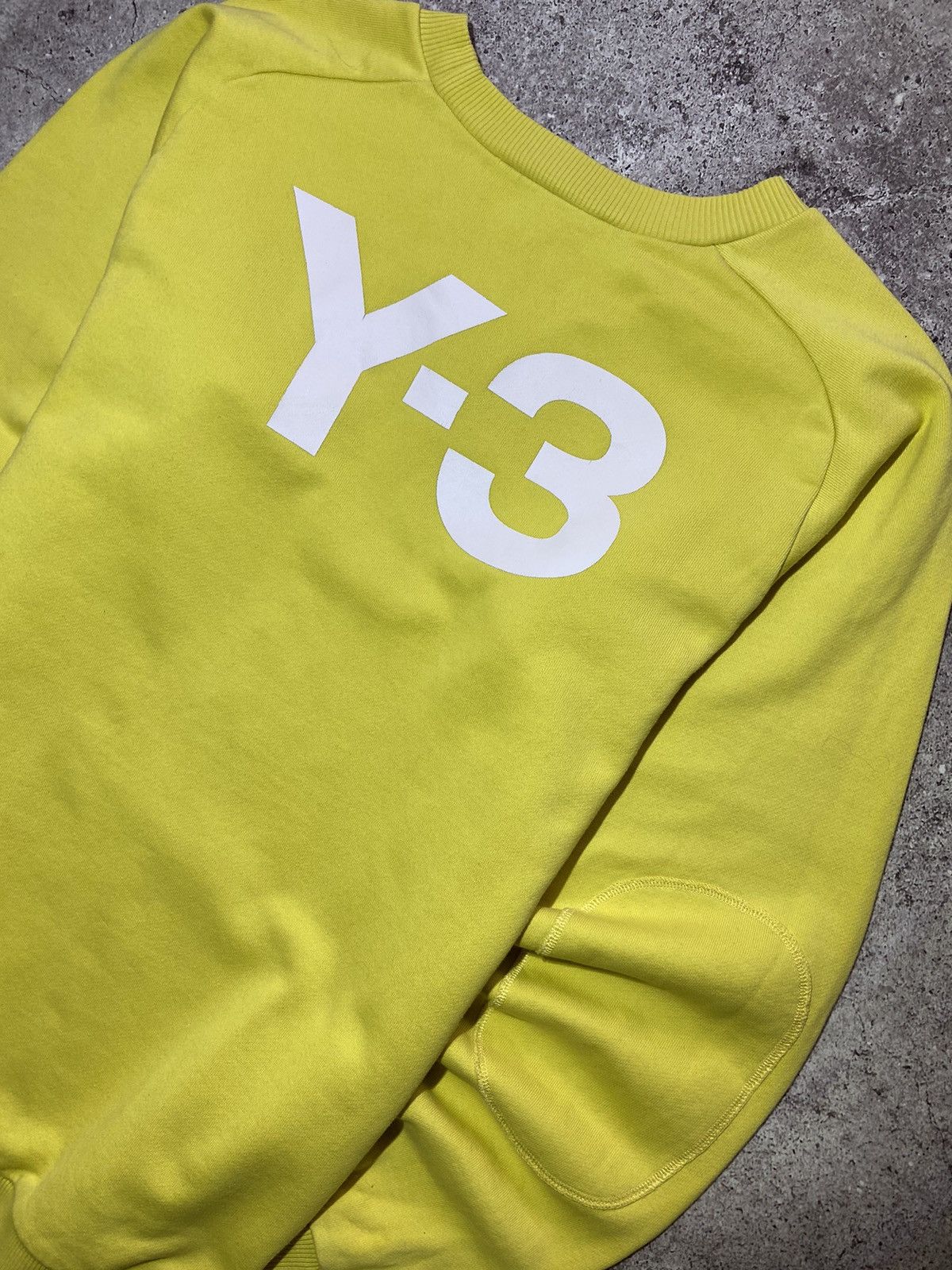 💥Y-3 Adidas & Yohji Jamamoto yellow rare sweatshirt‼️
