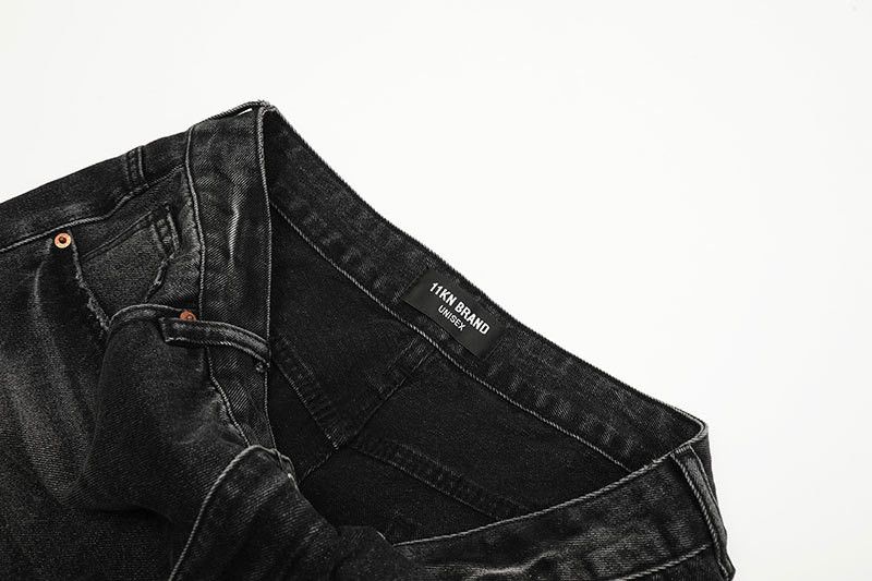 Vintage High street washed straight leg retro cleanfit flared jeans Size US 32 / EU 48 - 4 Thumbnail