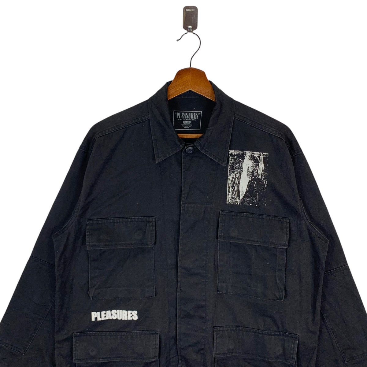 Hypebeast × Pleasures VINTAGE PLEASURES HYPEBEAST LONG SLEEVE BUTTON SHIRT Size US M / EU 48-50 / 2 - 4 Thumbnail